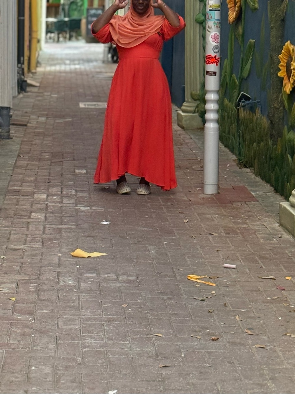Beautiful Coral Maxi Dress